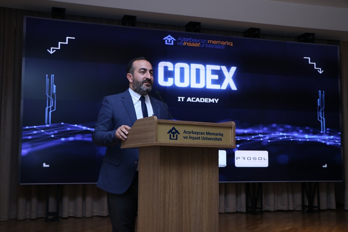 AzMİU-da “CODEX” İT Akademiyasının təqdimatı olub - FOTOLAR